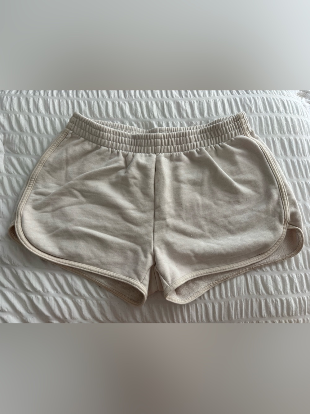 Aerie Cream Lounge Shorts